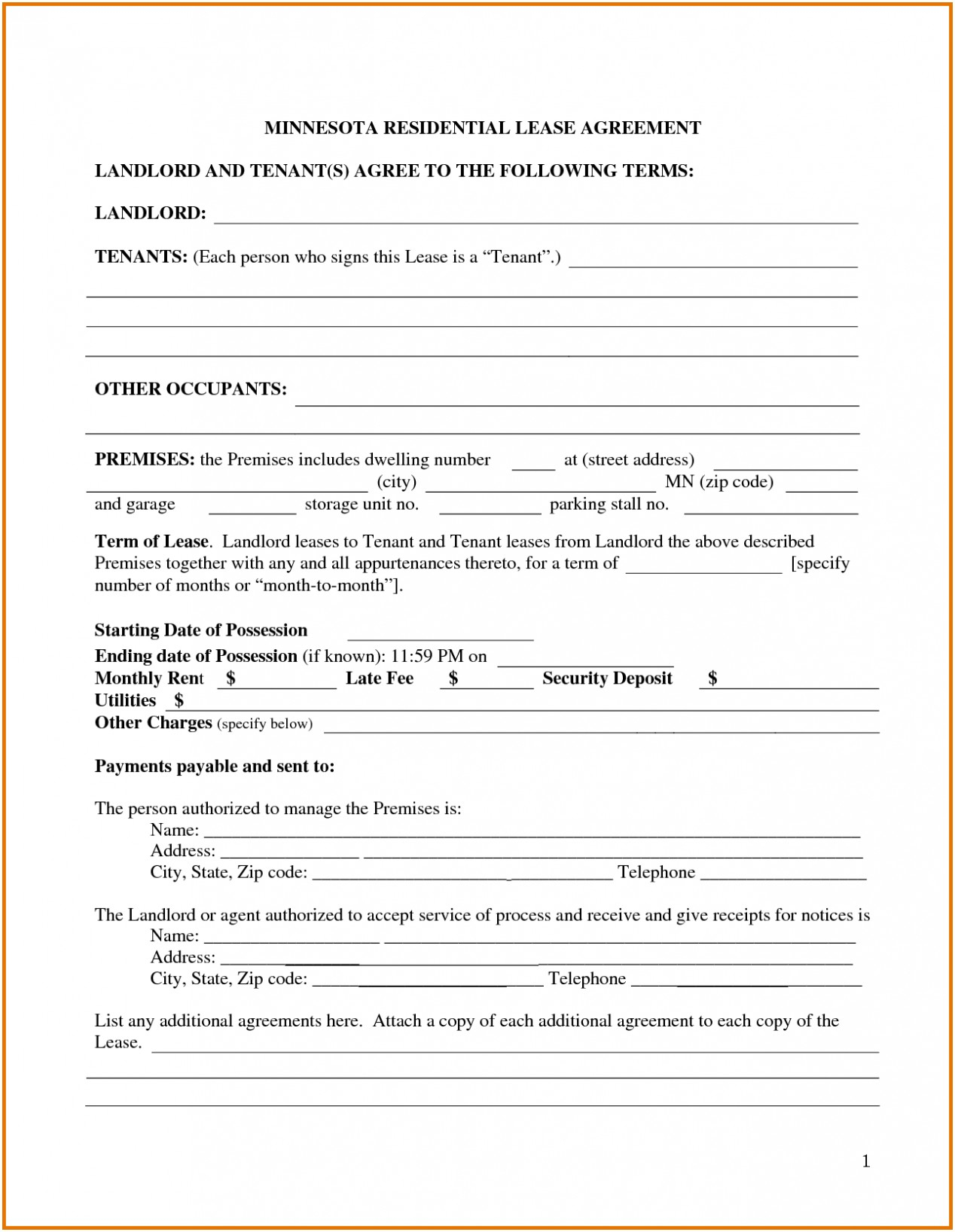 34 HQ Pictures Pet Addendum To Rental Lease - FREE 11+ Residential Lease Forms in PDF | MS Word