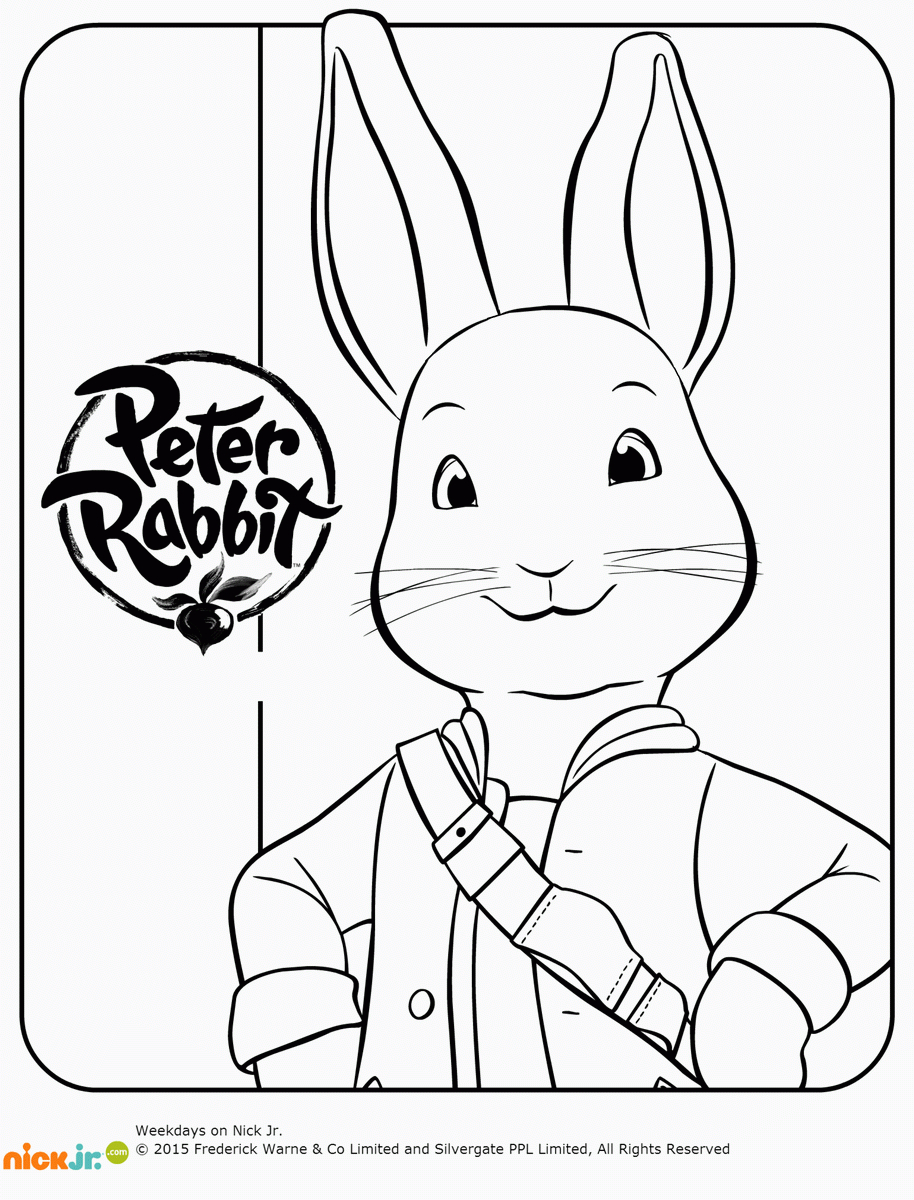 Peter Rabbit Coloring Pages | Cartoon Coloring Pages | Rabbit Colors - Free Printable Peter Rabbit Coloring Pages