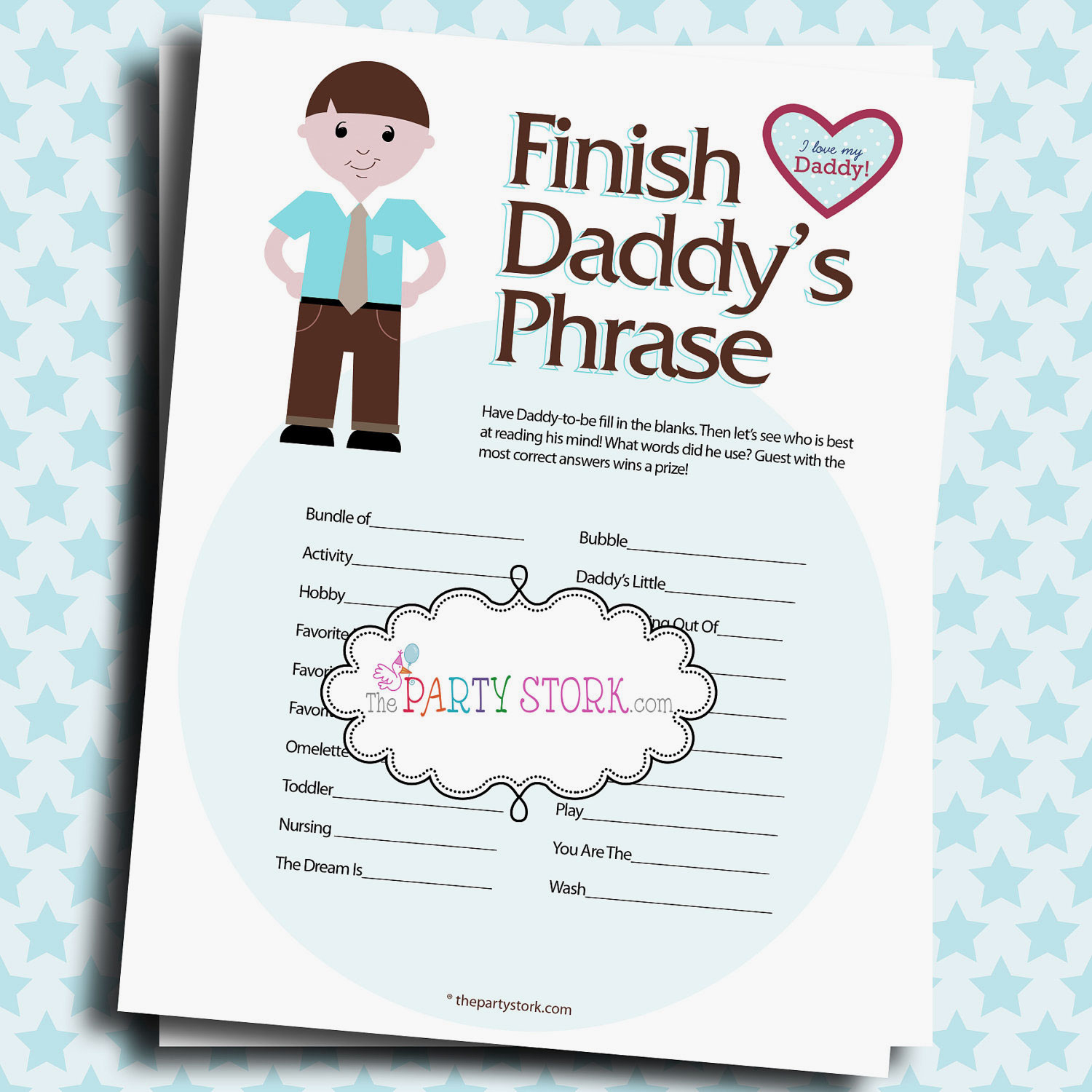 Photo : Free Printable Baby Shower Image - Free Printable Online Baby Shower Games