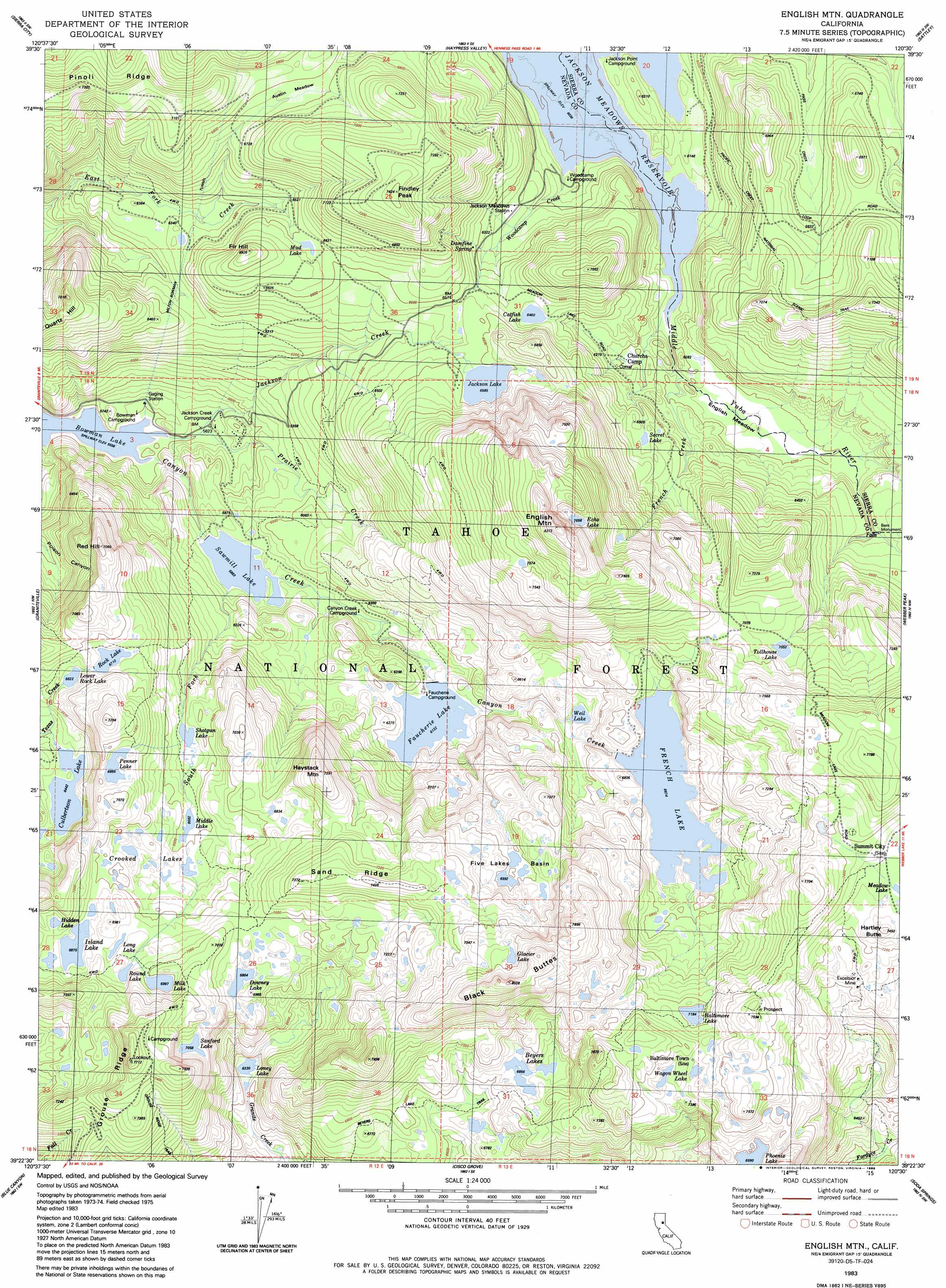 Physical Map Of California With Mountains Free Printable English - Free Printable Topo Maps