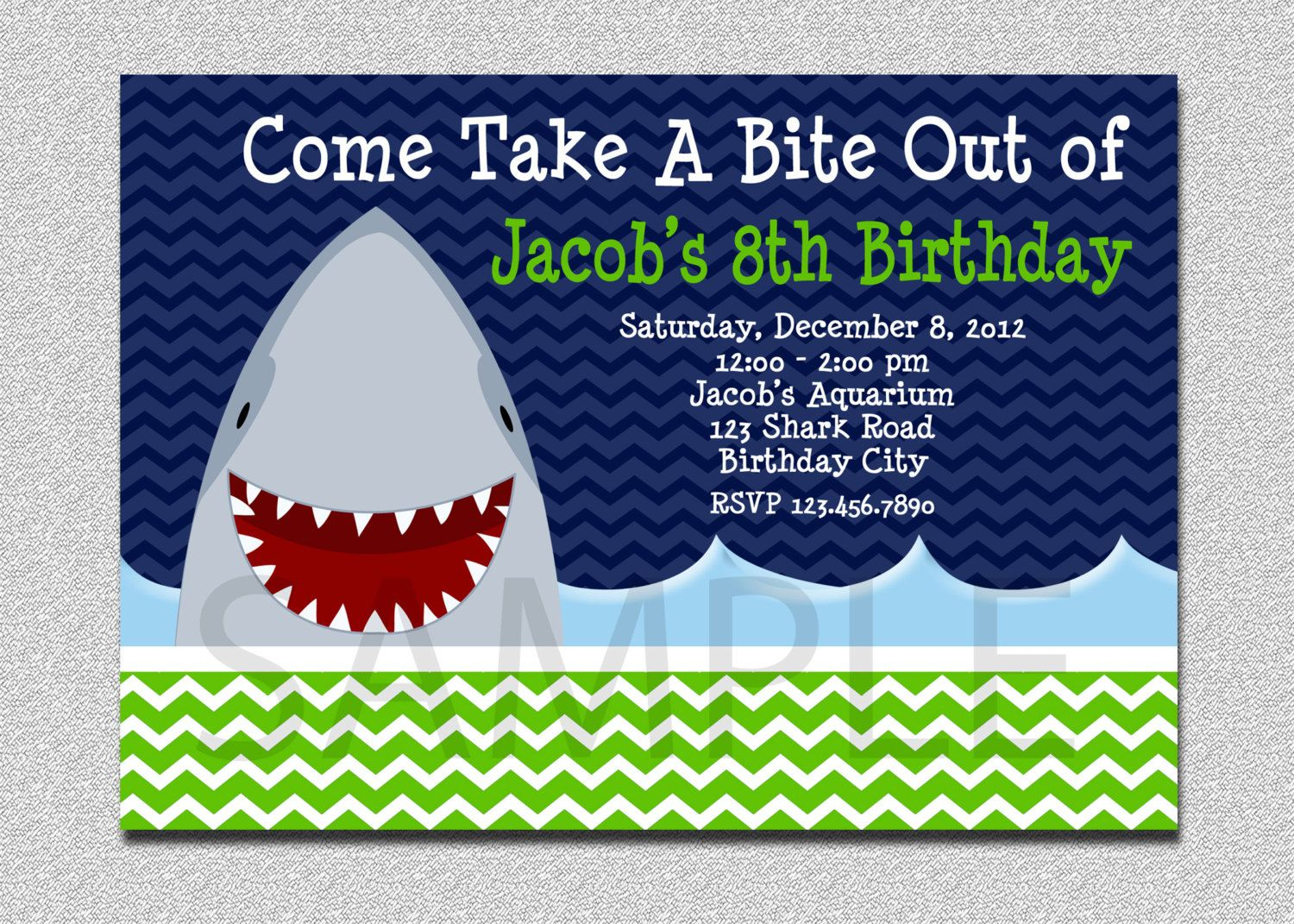 Pinanggunstore On Invitationswww.egreeting-Ecards - Shark Invitations Free Printable