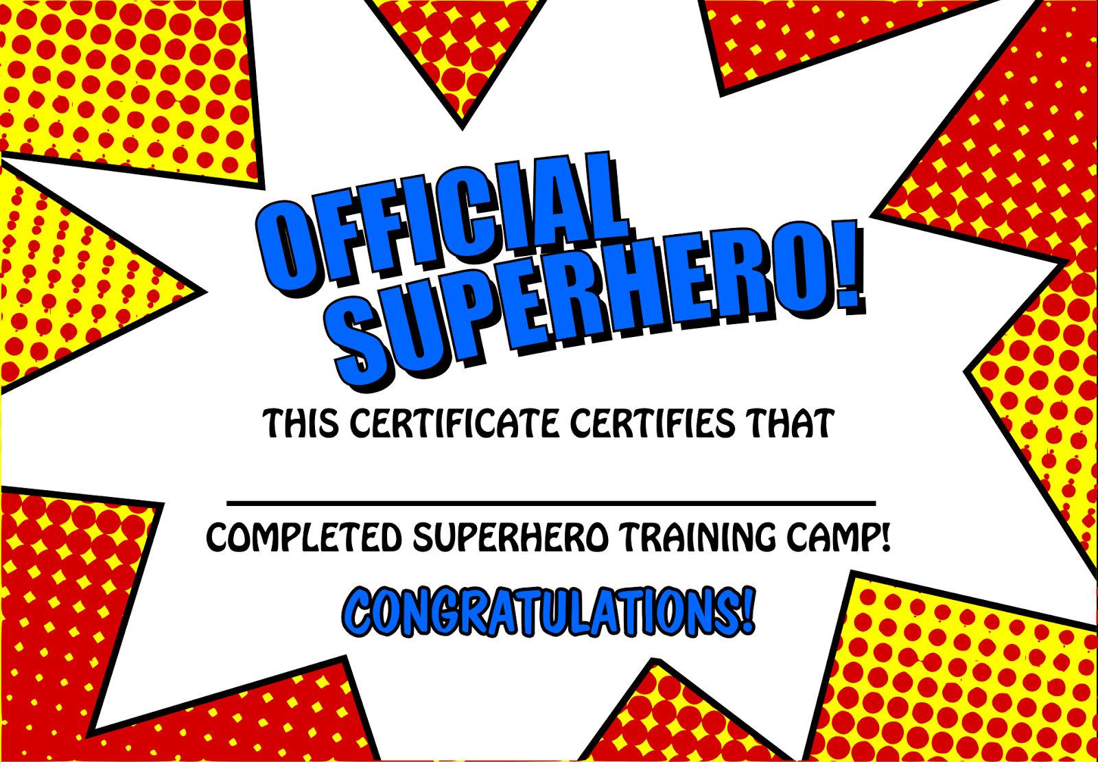Pincrafty Annabelle On Super Heros Printables | Superhero Party - Free Printable Superhero Certificates