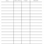 Pincrystal On Bills | Pinterest | Organizing Monthly Bills, Bill   Free Printable Bill Organizer