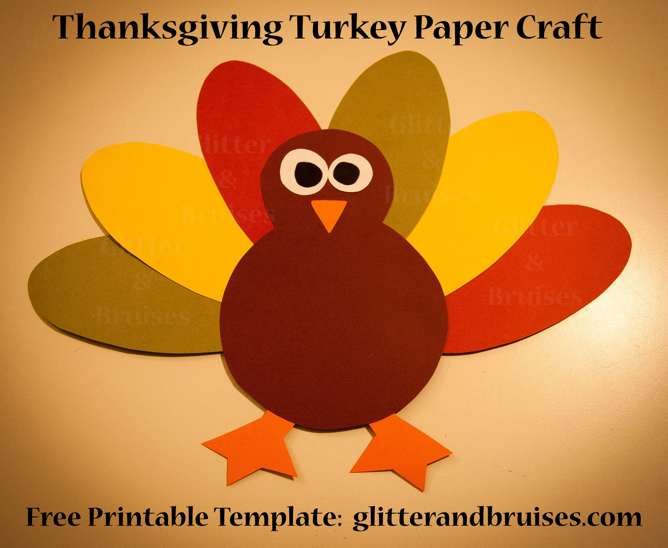 Pinglitter And Bruises On Thanksgiving | Pinterest | Paper - Free Printable Thanksgiving Turkey Template