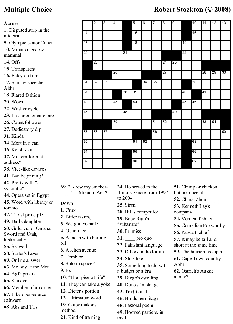 daily crossword usatoday