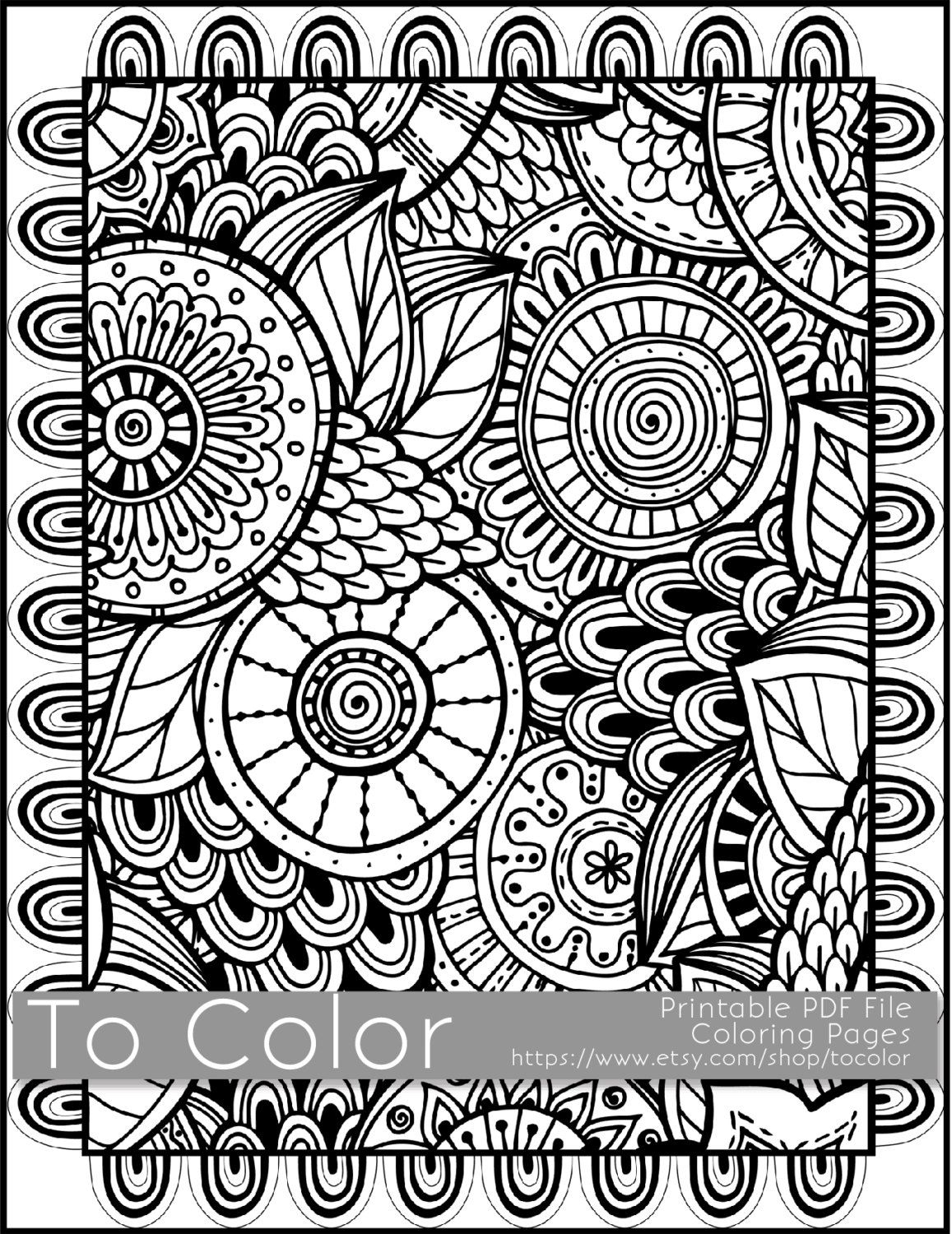 Pinkate Pullen On Free Coloring Pages For Coloring Fans - Free Printable Doodle Patterns