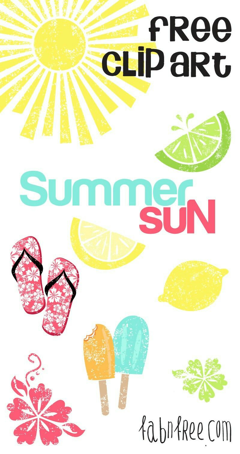 Pinleslie Cortinas On Jjc Birthday Parties | Pinterest | Sun - Free Printable Summer Clip Art
