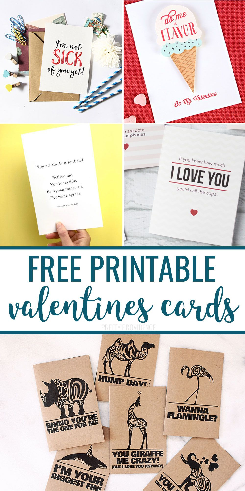 Pinpretty Providence On Pretty Providence Blog | Pinterest - Free Printable Valentine Cards For Husband