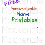 Pintheresa Mcduffie On Educational For Kids | Pinterest   Free Printable Name Tracing