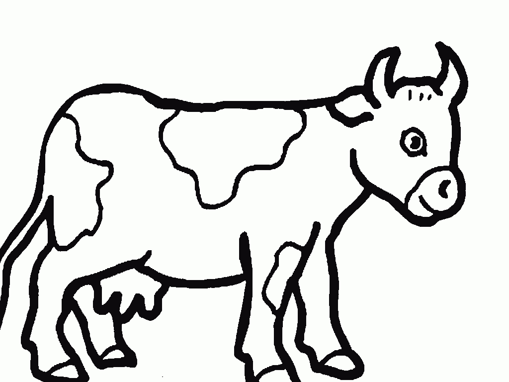 Pinvalentines Day On Animals | Cow Coloring Pages, Preschool - Coloring Pages Of Cows Free Printable