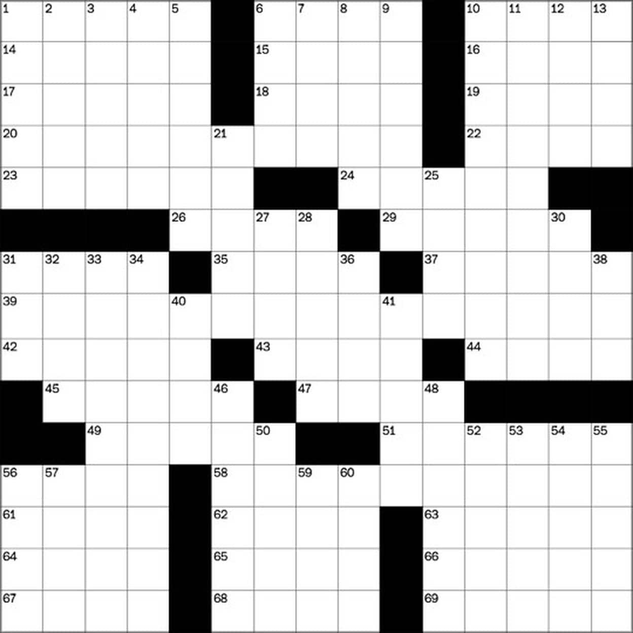 Play Free Crossword Puzzles From The Washington Post - The - Free Printable Crossword Puzzle Maker Download