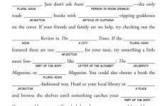 Baby Shower Mad Libs Printable Free