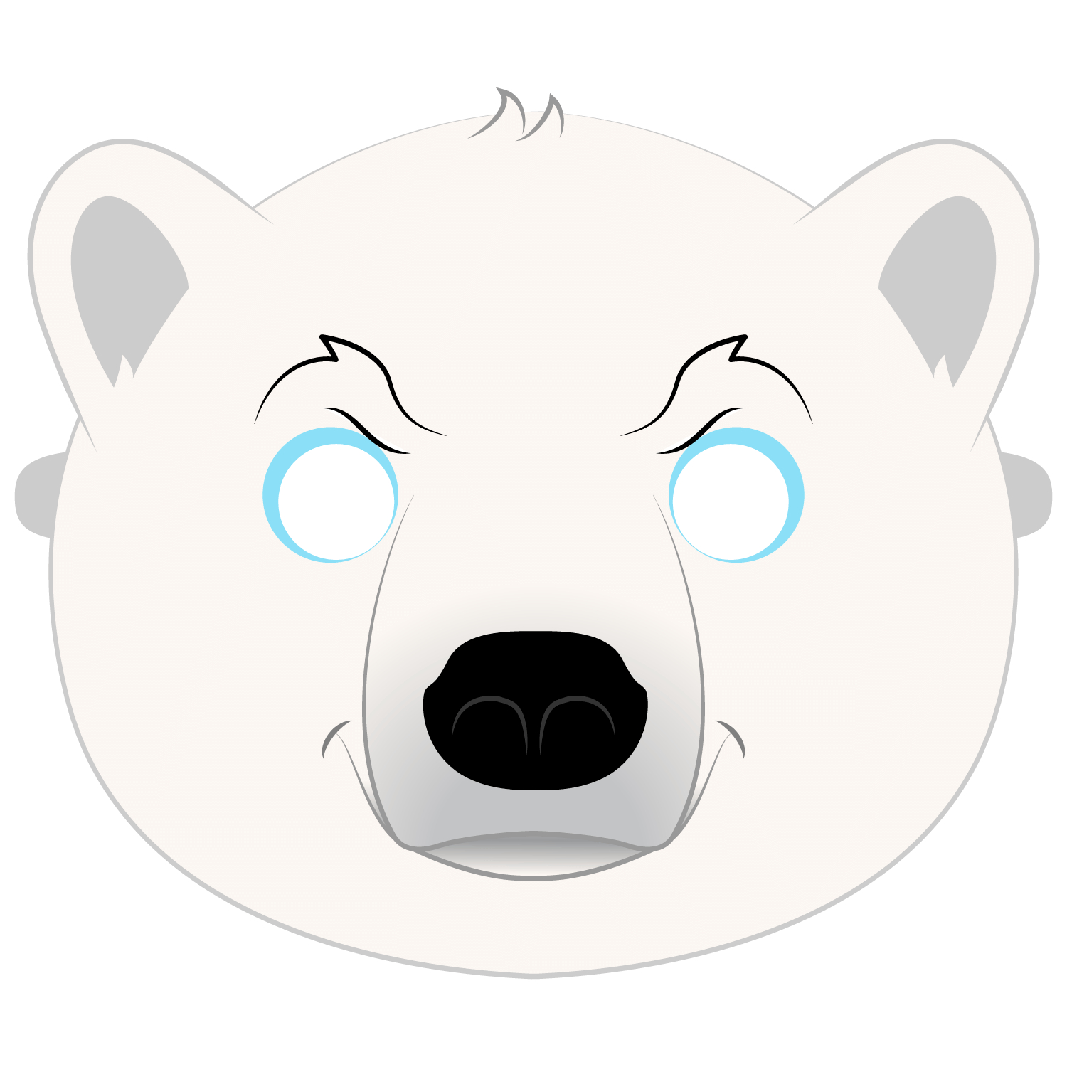 Free Printable Bear Mask