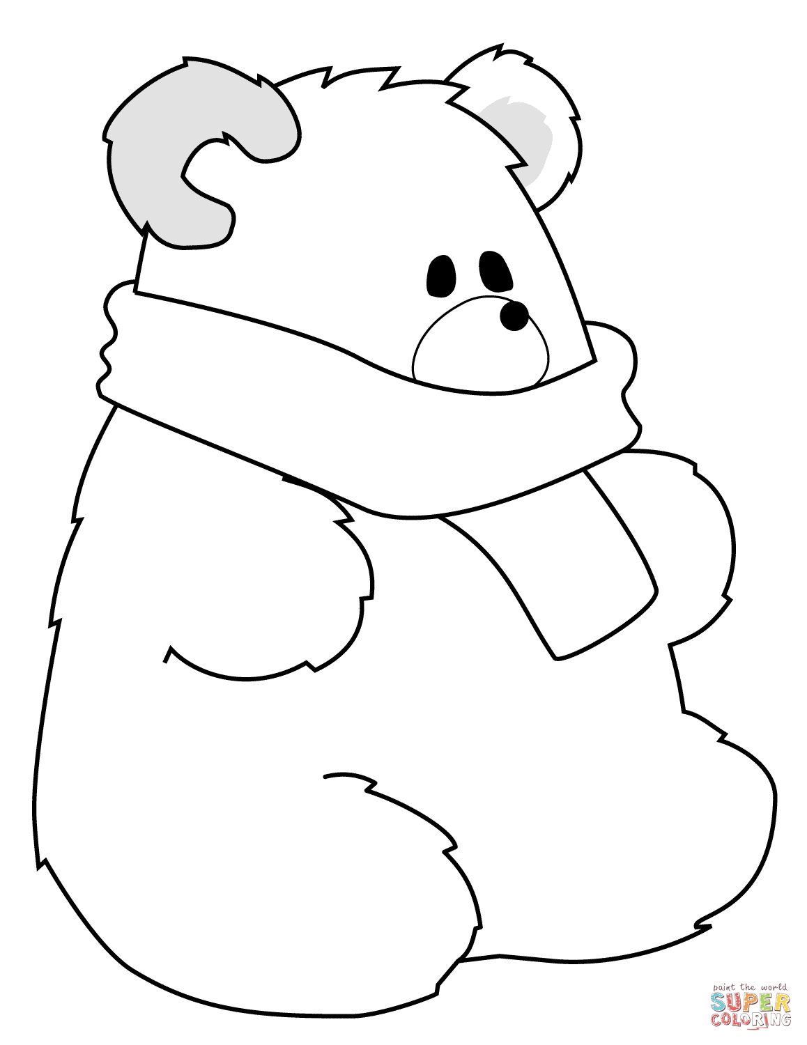 Polar Bears Coloring Pages | Free Coloring Pages - Polar Bear Printable Pictures Free