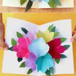 Pop Up Flowers Diy Printable Mother's Day Card   A Piece Of Rainbow   Free Printable Mothers Day Cards No Download