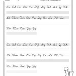 Practice Penmanship – Free Abc's Printable Cursive Writing Worksheet   Free Printable Cursive Handwriting Worksheets