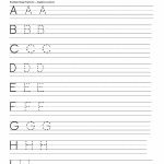 Preschool Alphabet Printables – With Printable Activities Also   Free Printable Handwriting Sheets For Kindergarten