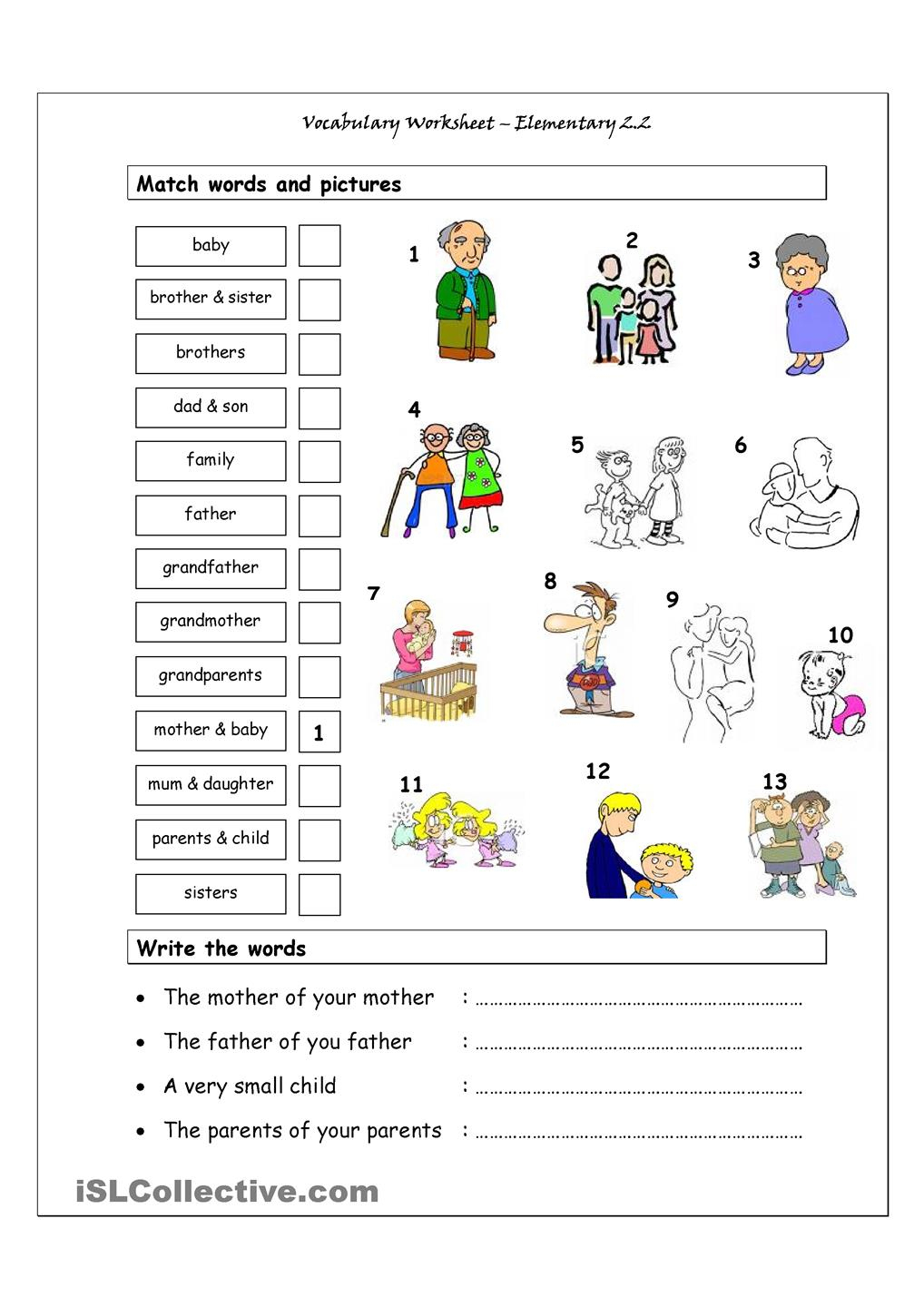 Preschool English Worksheets – With Activities Printable Also - Free Printable Classroom Worksheets