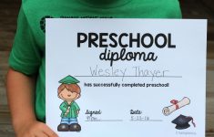 Preschool Graduation Diploma Free Printable