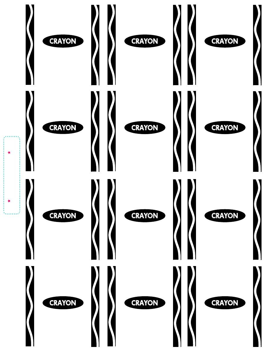 Pretzel Crayon Wrappers-Crayon Printables | Art For Kids | Pinterest - Free Printable Crayon Pattern