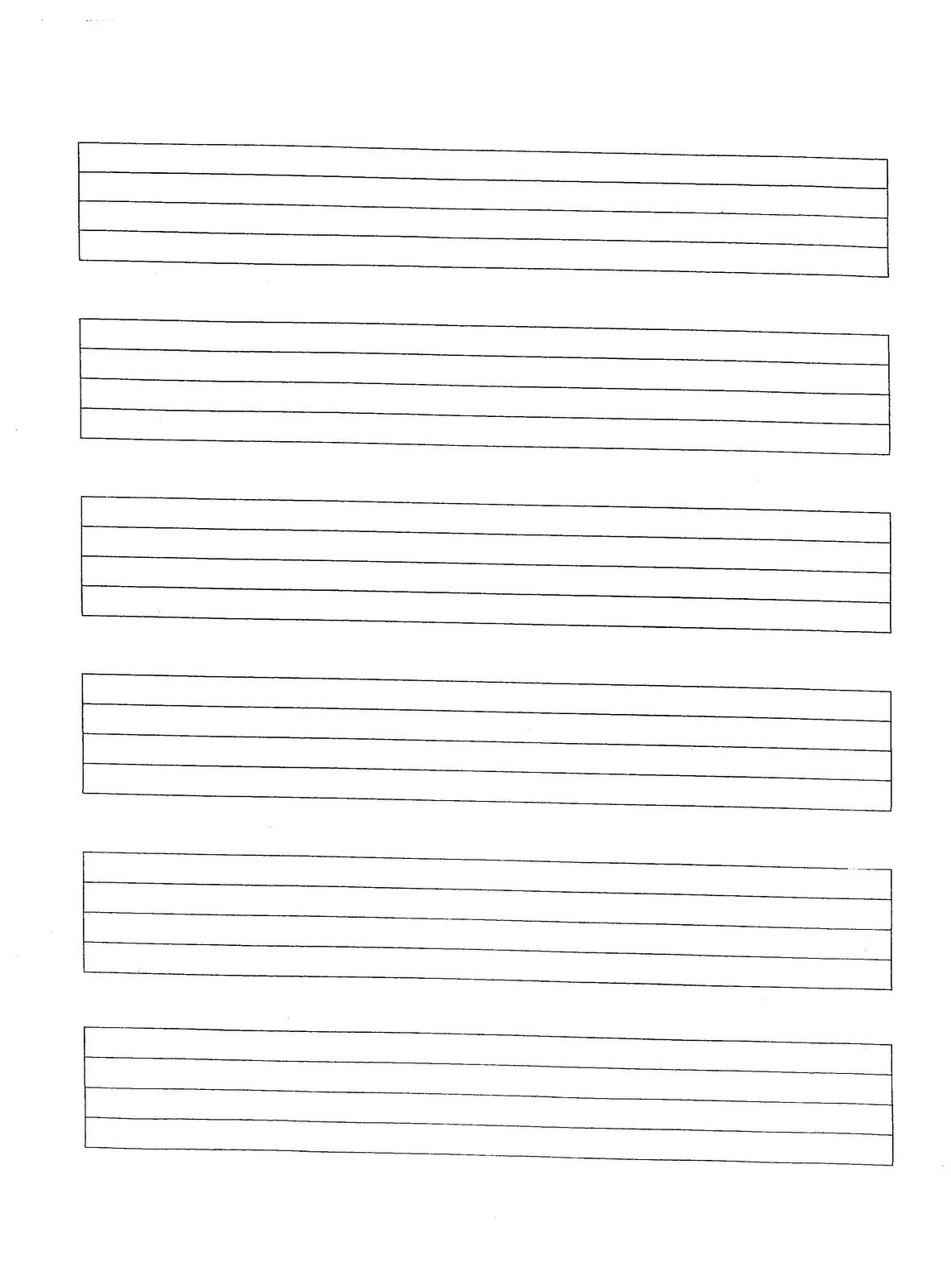 Print At 150% - Staff Paper | Miss Jacobson&amp;#039;s Music: Manuscript - Free Printable Staff Paper