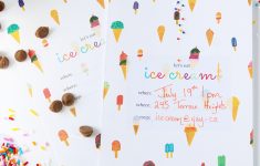 Ice Cream Party Invitations Printable Free
