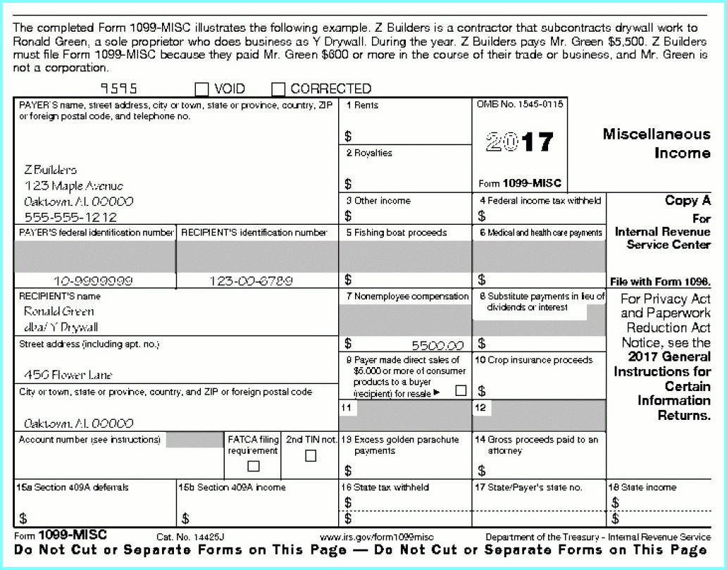 Printable 1099 Misc Form 2017 - Form : Resume Examples #now8Xgawpy - Free Printable 1099 Misc Form 2013