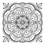 Printable Adult Coloring Book Page, Pdf Mandala Coloring Book Page   Free Printable Mandalas Pdf