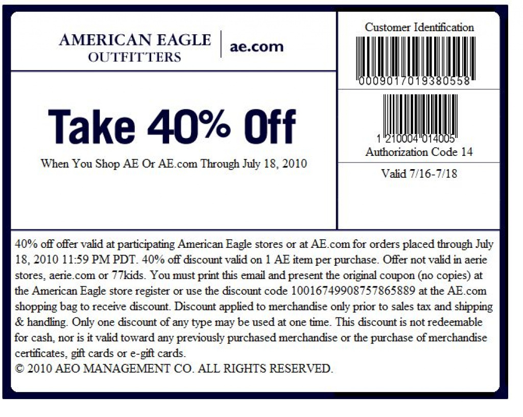 Printable And Mobile American | Printable Coupons Online Regarding - Free Printable American Eagle Coupons
