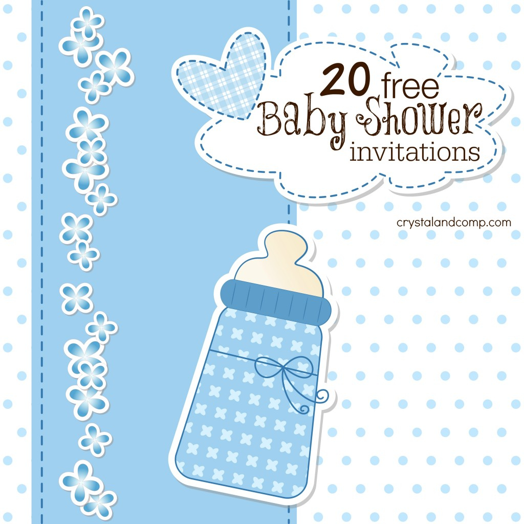 Printable Baby Shower Invitations - Free Printable Book Themed Baby Shower Invitations