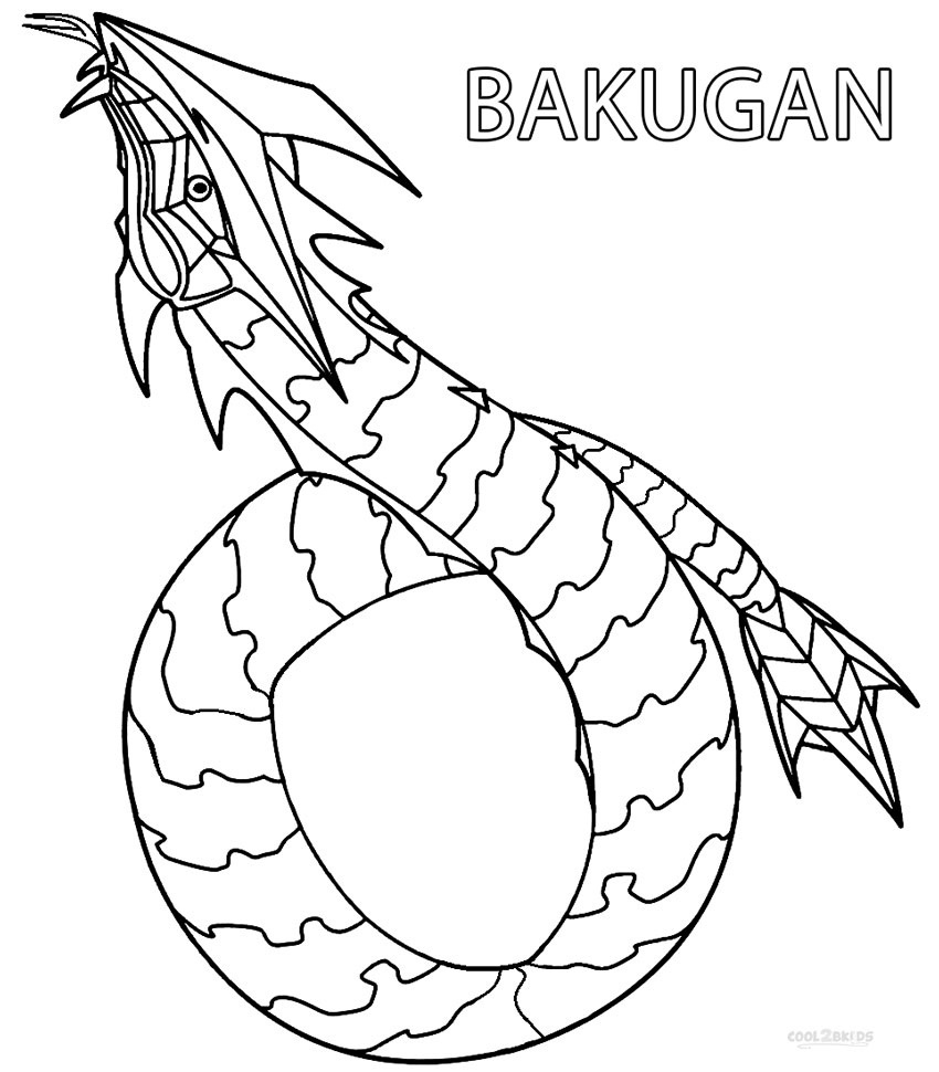 Printable Bakugan Coloring Pages For Kids | Cool2Bkids - Printable Bakugan Coloring Pages Free