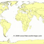 Printable Blank World Maps | Free World Maps   Free Printable World Map Images