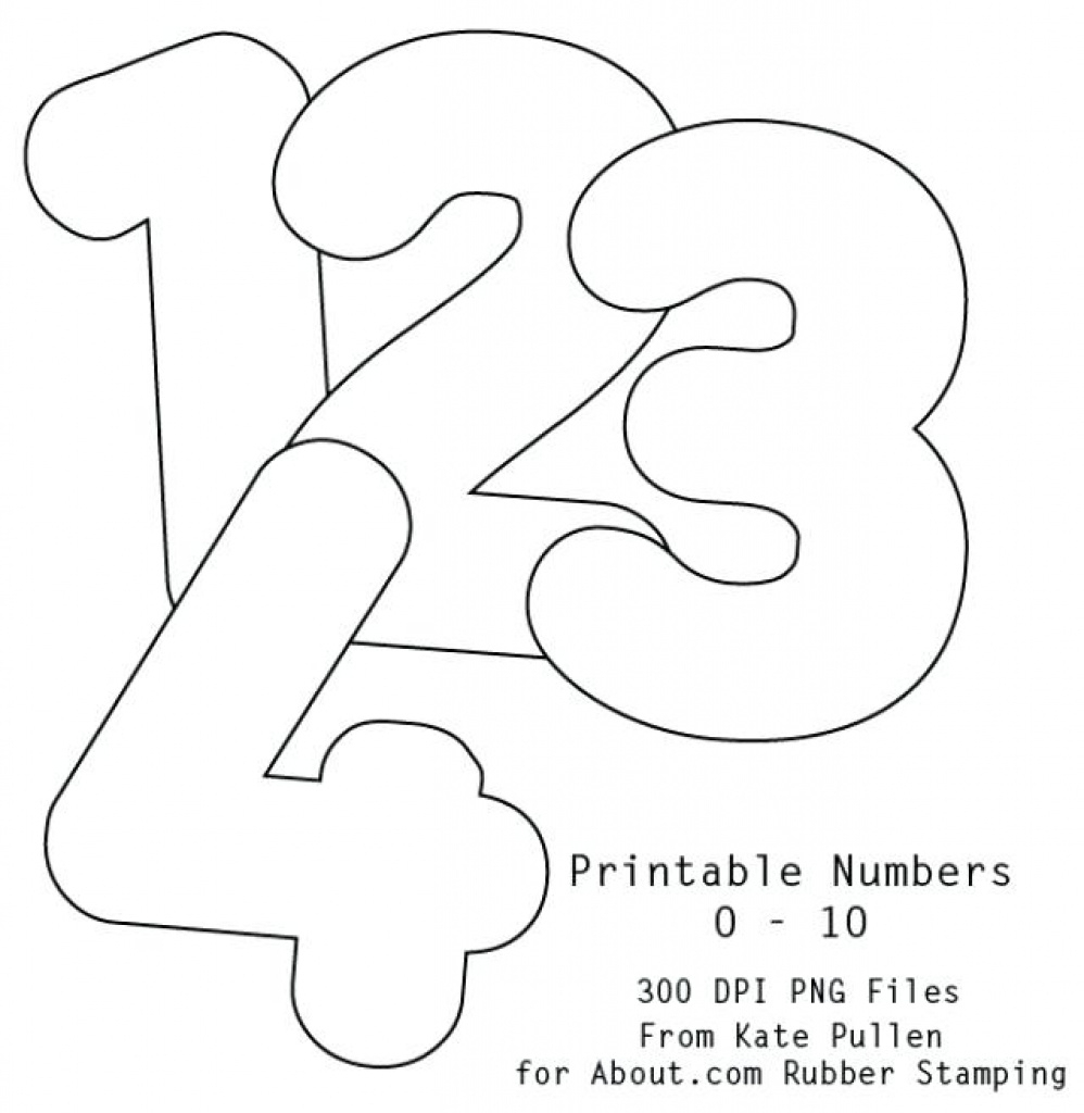 Printable Bubble Number 2 Stencil Letter H Numbers 1 20 With Free - Free Printable Bubble Numbers