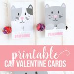 Printable Cat Valentine Day Cards | Pinterest   Free Printable Cat Valentine Cards