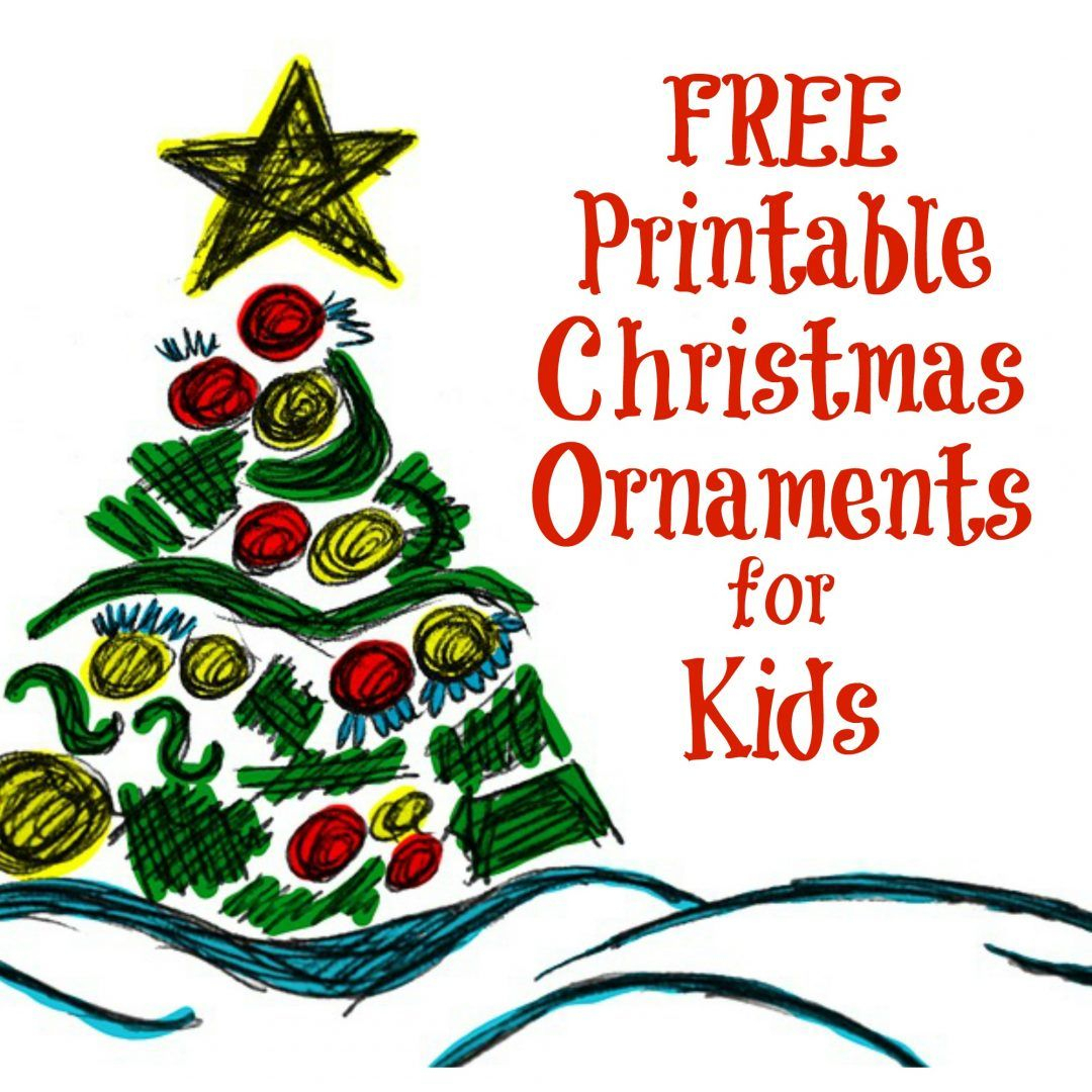Printable Christmas Ornaments For Kids | Free Printables | Pinterest - Free Printable Christmas Ornaments