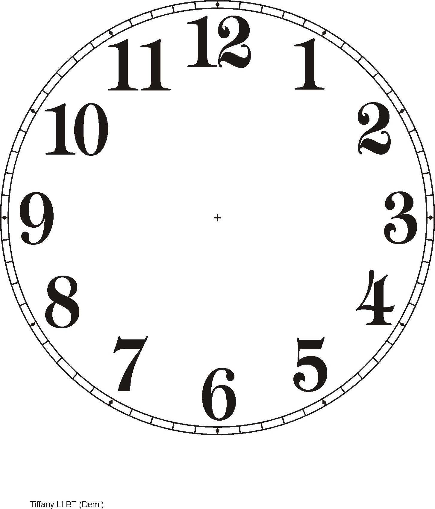 Printable Clock Templates | Here Are A Few Examples: | Diy Clocks - Free Printable Clock Faces