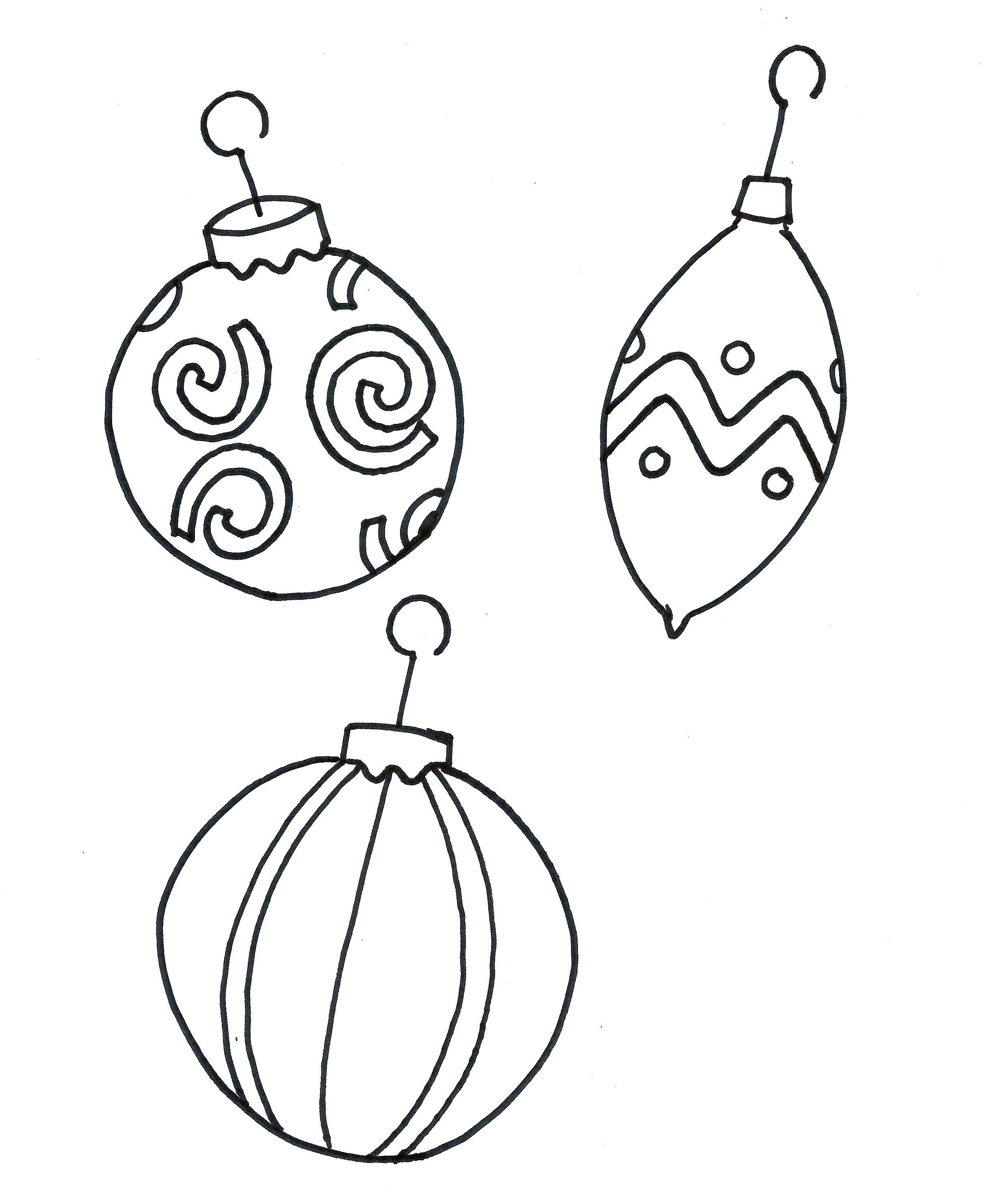 Printable Coloring Pages Christmas Ornament Free | Christmas Crafts - Free Printable Christmas Tree Ornaments Coloring Pages