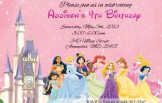 Free Printable Disney Invitations