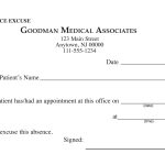 Printable Doctors Excuse   Mysembalun   Free Printable Doctor Excuse Slips