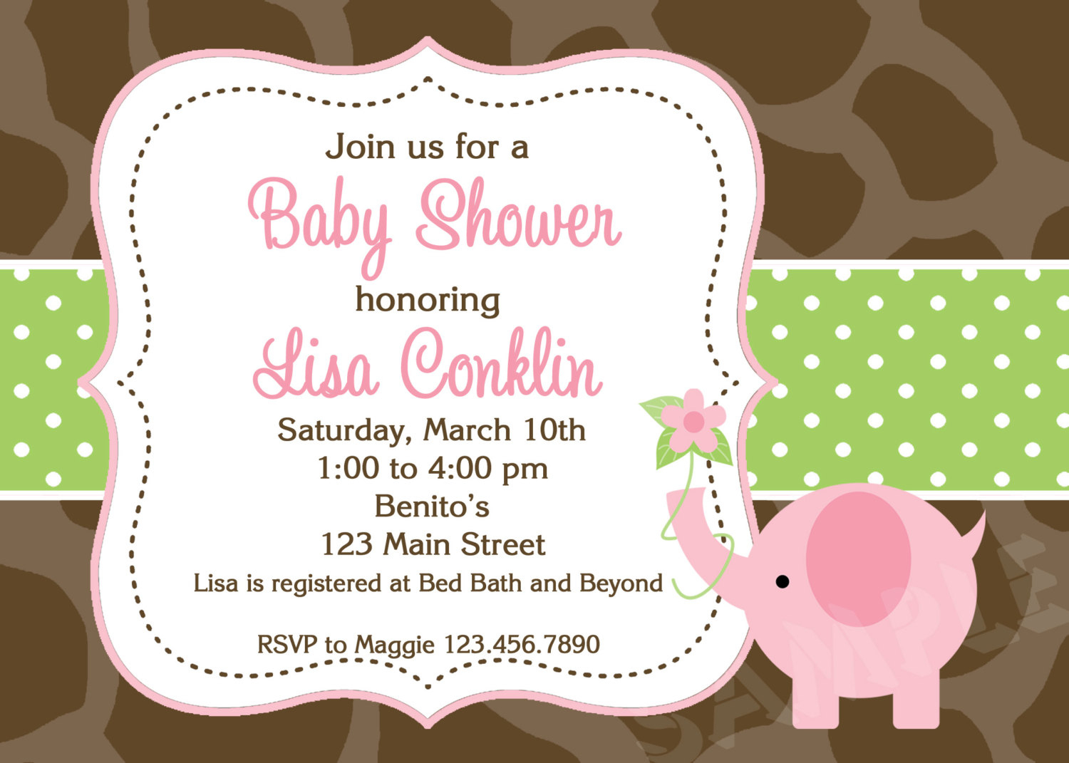 Printable Elephant Baby Shower Invitations My Face Burns After Shower - Free Printable Elephant Baby Shower Invitations