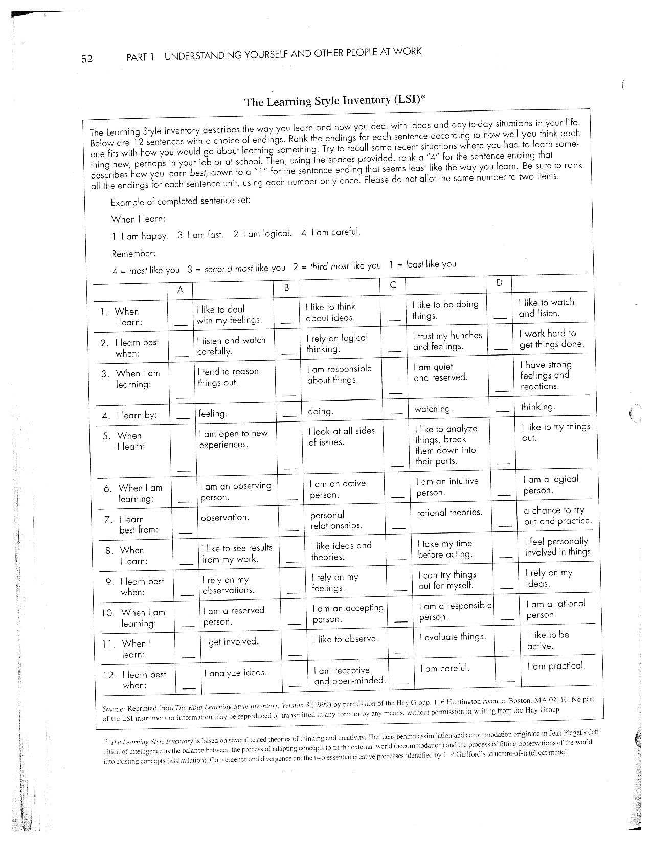 Printable Learning Style Inventory For Elementary Students – Ezzy - Free Learning Style Inventory For Students Printable