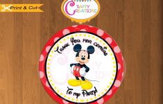 Free Printable Mickey Mouse Favor Tags