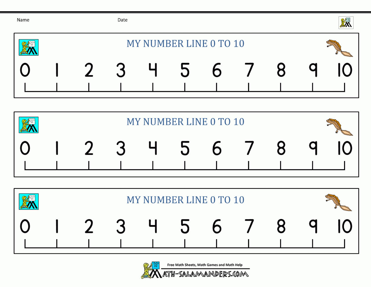 Printable Number Line Kindergarten | Download Them And Try To Solve - Free Printable Number Line For Kids