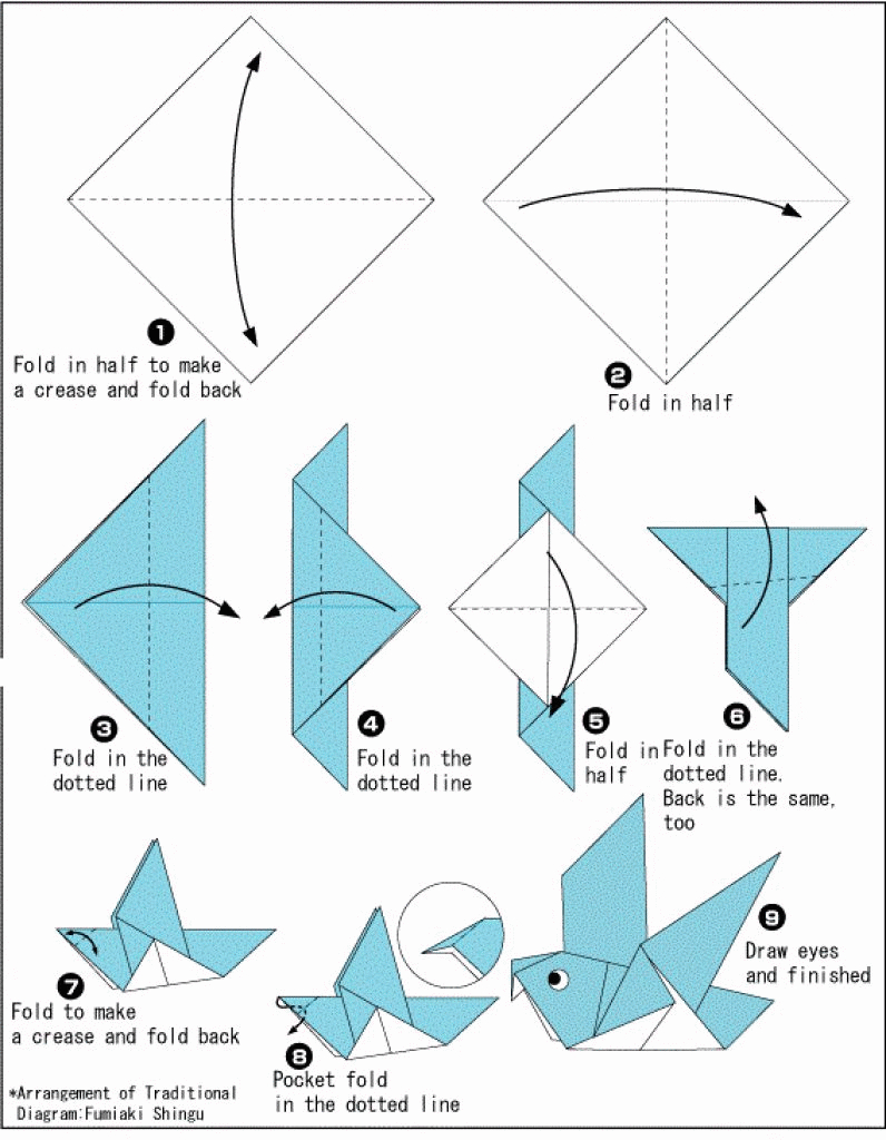 Printable Origami Instructions Origami Heart Instructions Free With - Free Easy Origami Instructions Printable