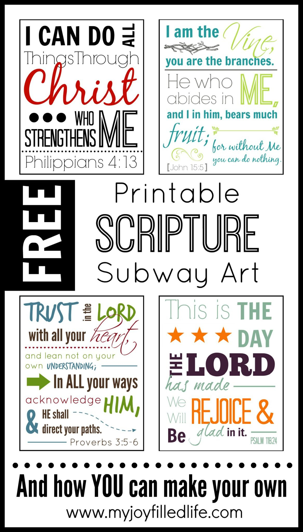 Printable Scripture Subway Art {Free} - My Joy-Filled Life - Free Printable Subway Art Template