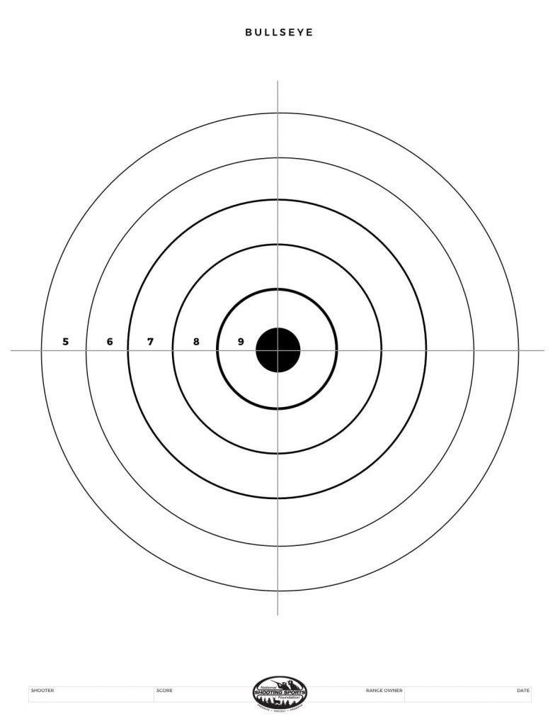 Printable Shooting Targets And Gun Targets • Nssf - Free Printable Targets