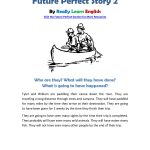 Printable Short Story And Worksheets To Practice The English Future   Free Printable Short Stories For High School Students