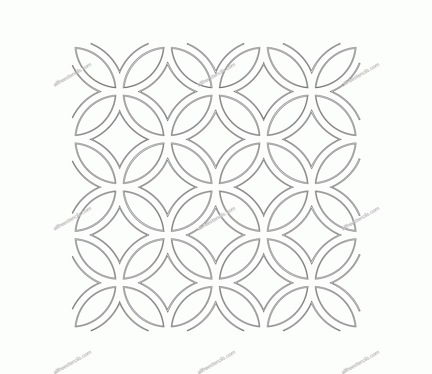 Printable Stencils 2016 | Printables World | Stencils | Geometric - Free Printable Moroccan Pattern