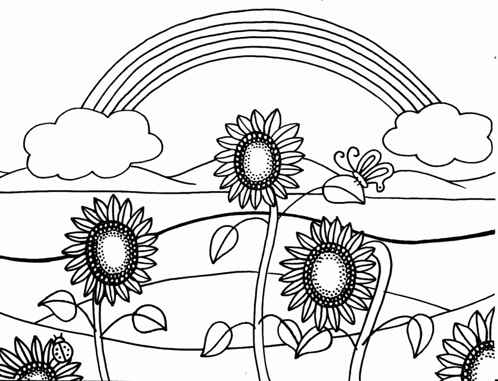 Printable Summer Coloring Pages 7 #1356 - Free Printable Summer Coloring Pages For Adults