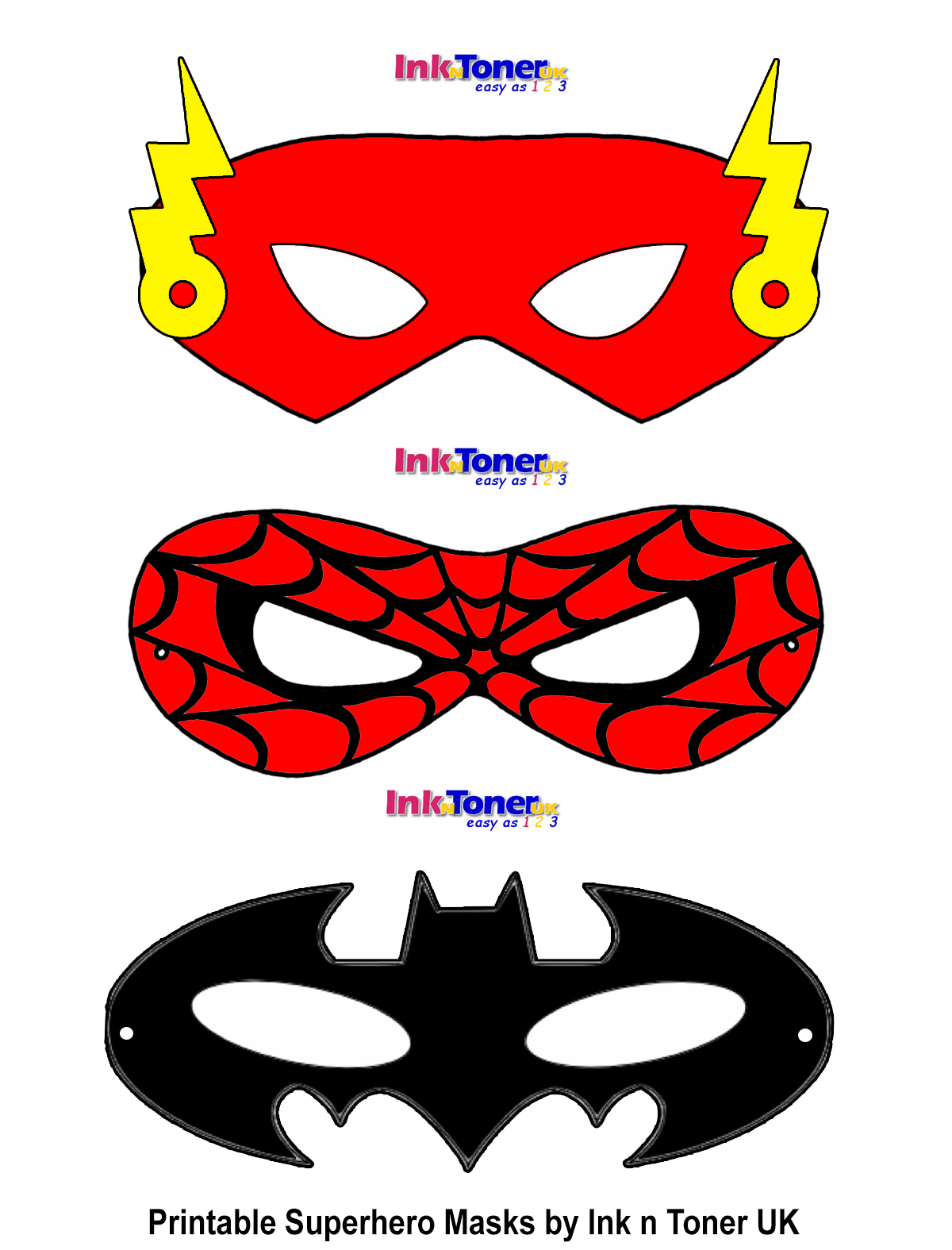 Printable Superhero Masks For Super Hero Day | Inkntoneruk Blog - Superman Mask Printable Free